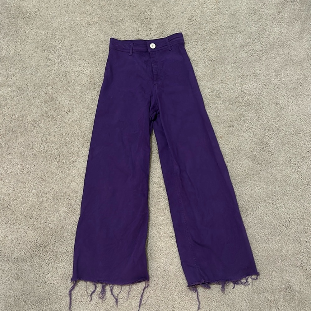 Purple Zara jeans